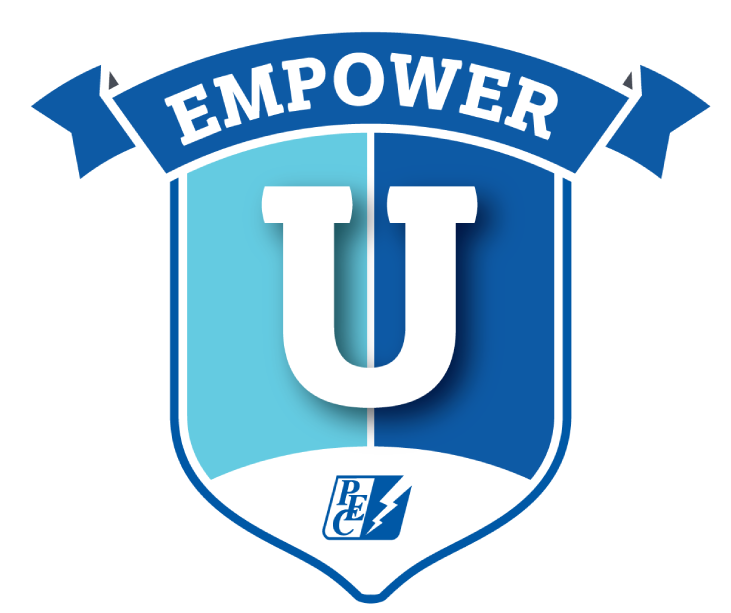 Logo image for PEC's youth programs known as Empower U